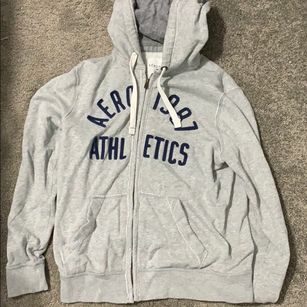 Grey Aeropostale Jacket(Men’s: M)